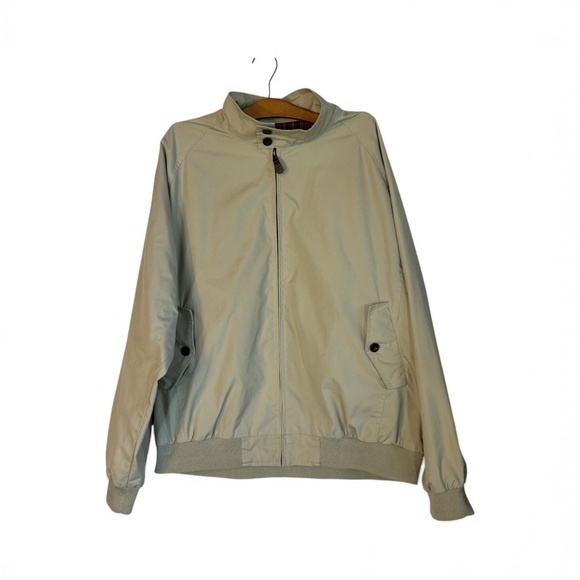 Vintage Orvis Harrington Tartan Plaid Lined Jacket Tan Khaki XL/XLarge Golf - Picture 3 of 5